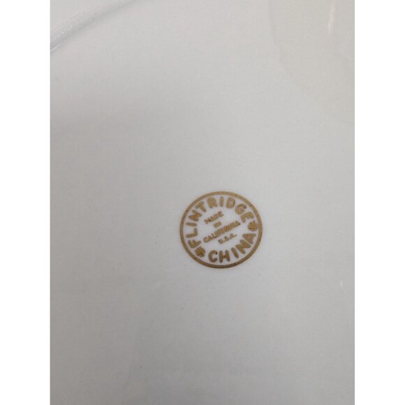 Anemone Yellow Dinner Plates Set of 2 California Gold Flintridge Sylvan China - Picture 8 of 8